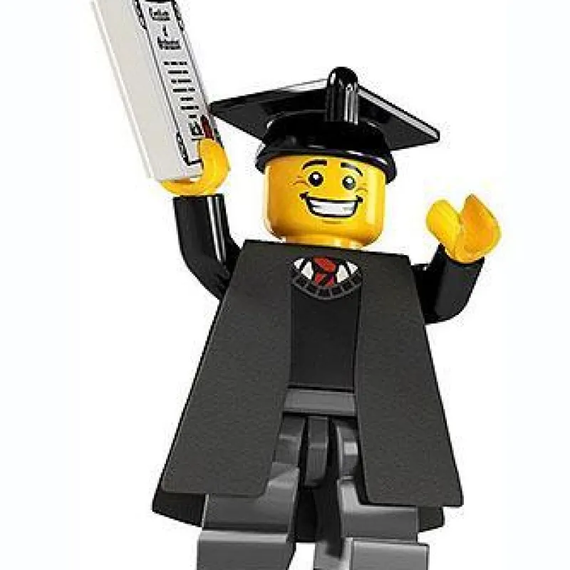 Collectible Minifigures>The Brick Show Shop Graduate - LEGO Series 5 Collectible Minifigure (2011)