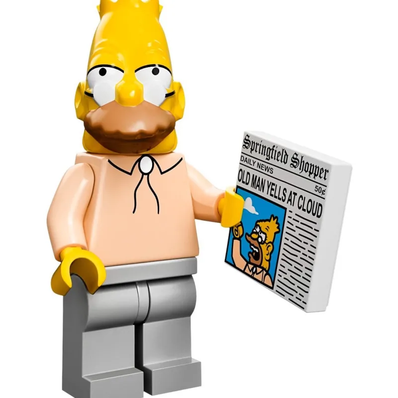 Collectible Minifigures>The Brick Show Shop Grampa Simpson - LEGO Simpsons Collectible Minifigure (Series 1) (2014