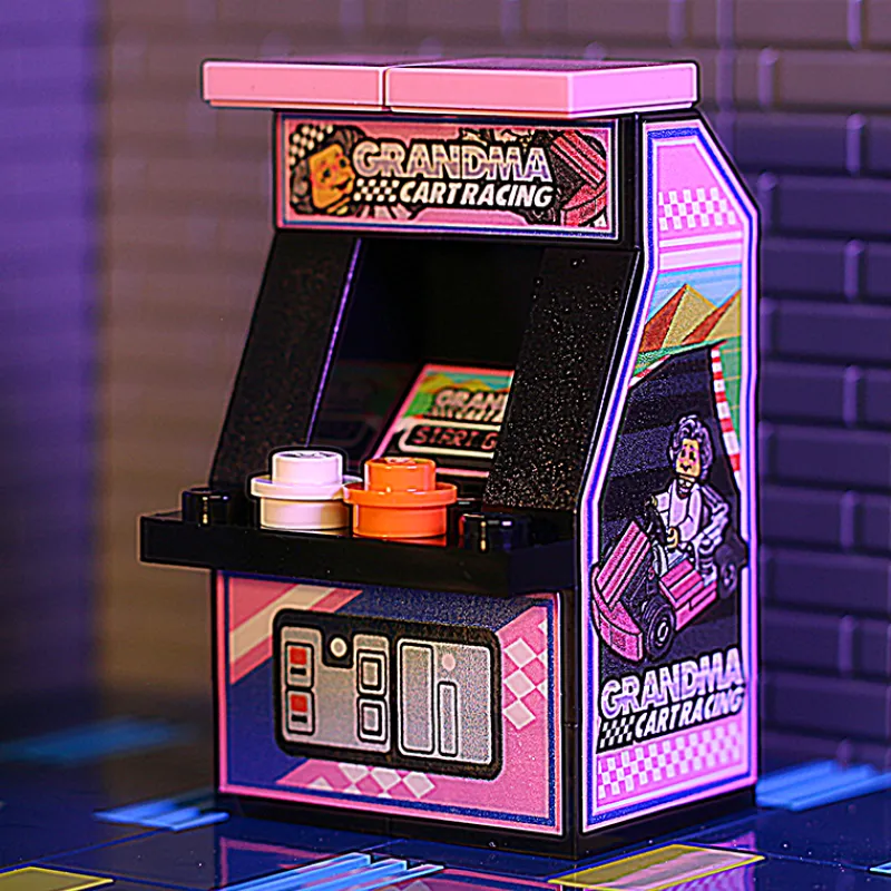 B3 Customs | Arcade>The Brick Show Shop Grandma Cart Racing - B3 Customs Arcade Machine