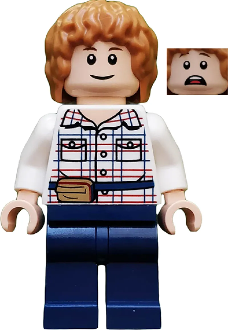 Jurassic World>The Brick Show Shop Gray Mitchell (White Shirt) - LEGO Jurassic World Minifigure (2015)
