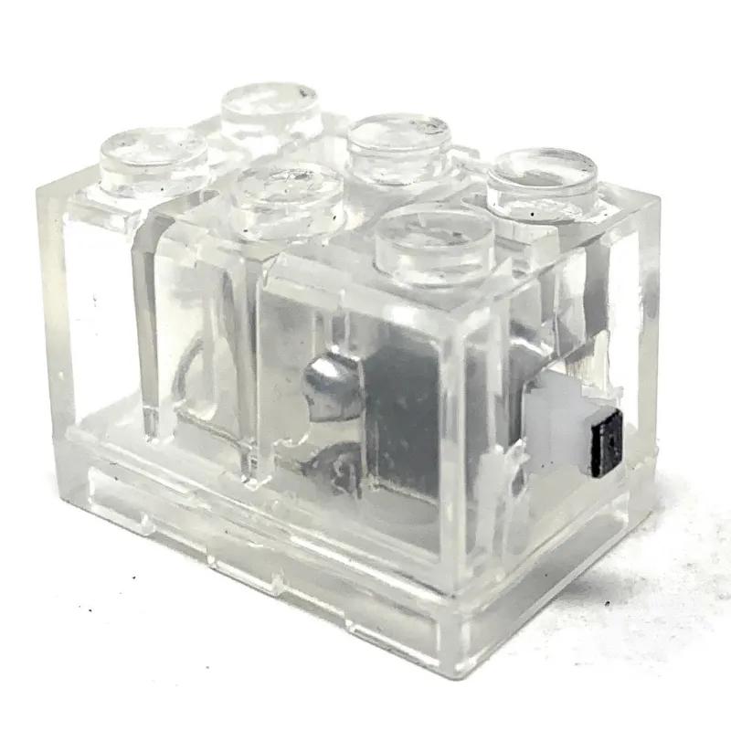 Lego Lighting>The Brick Show Shop Green Light-Up 2x3 Brick (Green Light) - Compatible w/ LEGO