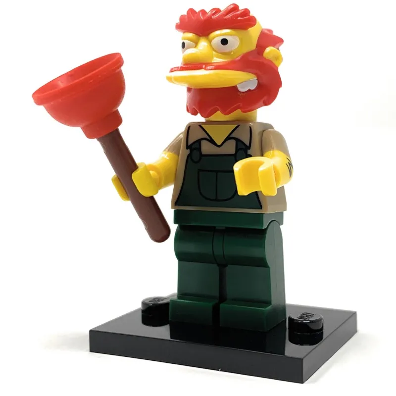 Collectible Minifigures>The Brick Show Shop Groundskeeper Willie - LEGO Simpsons Collectible Minifigure (Series 2)