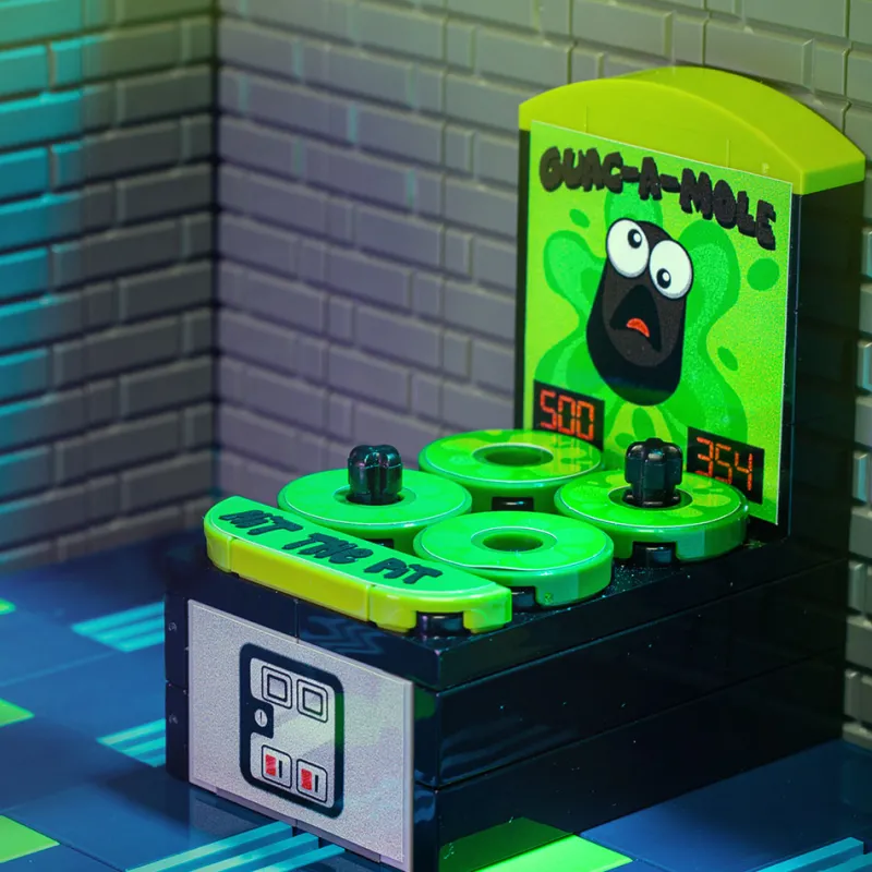 B3 Customs | Amusement Park / Carnival>The Brick Show Shop Guac-A-Mole - Custom Arcade Whac-A-Mole Set made using LEGO parts - B3