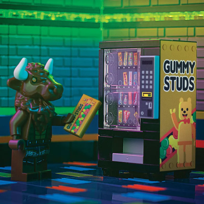 B3 Customs | Custom Parts>The Brick Show Shop Gummy Studs - B3 Customs® Candy Bar Vending Machine