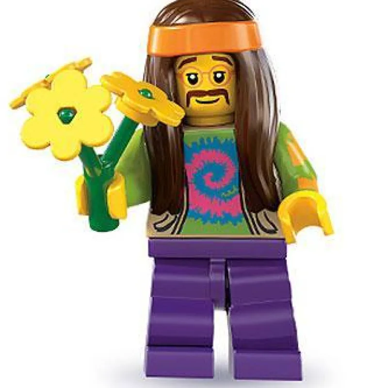 Collectible Minifigures>The Brick Show Shop Hippie - Series 7 LEGO Collectible Minifigure (2012)