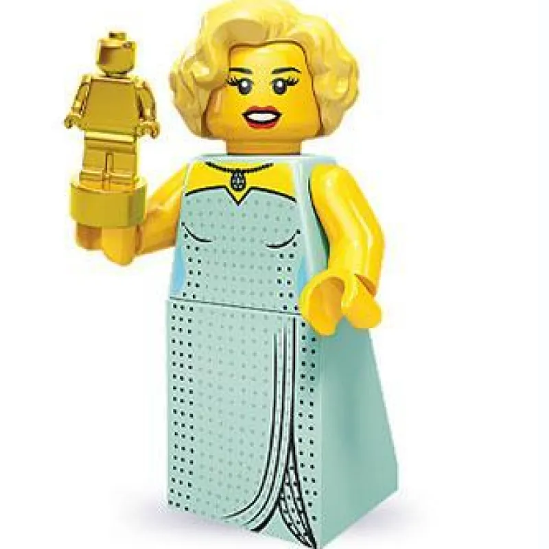 Collectible Minifigures>The Brick Show Shop Hollywood Starlet - Series 9 LEGO Collectible Minifigure (2013)