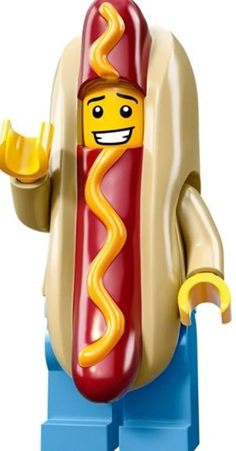 Collectible Minifigures | Amusement Park / Carnival>The Brick Show Shop Hot Dog Man - LEGO Series 13 Collectible Minifigure - Series 13