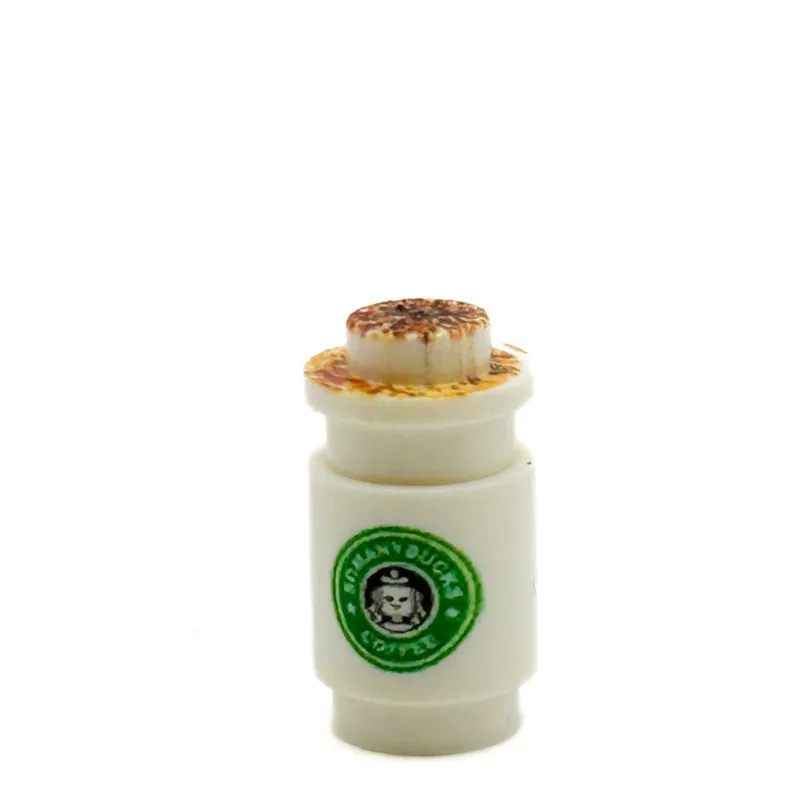 Custom Parts>The Brick Show Shop Huge Somanybucks Mug - B3 Customs using LEGO bricks, Starbucks