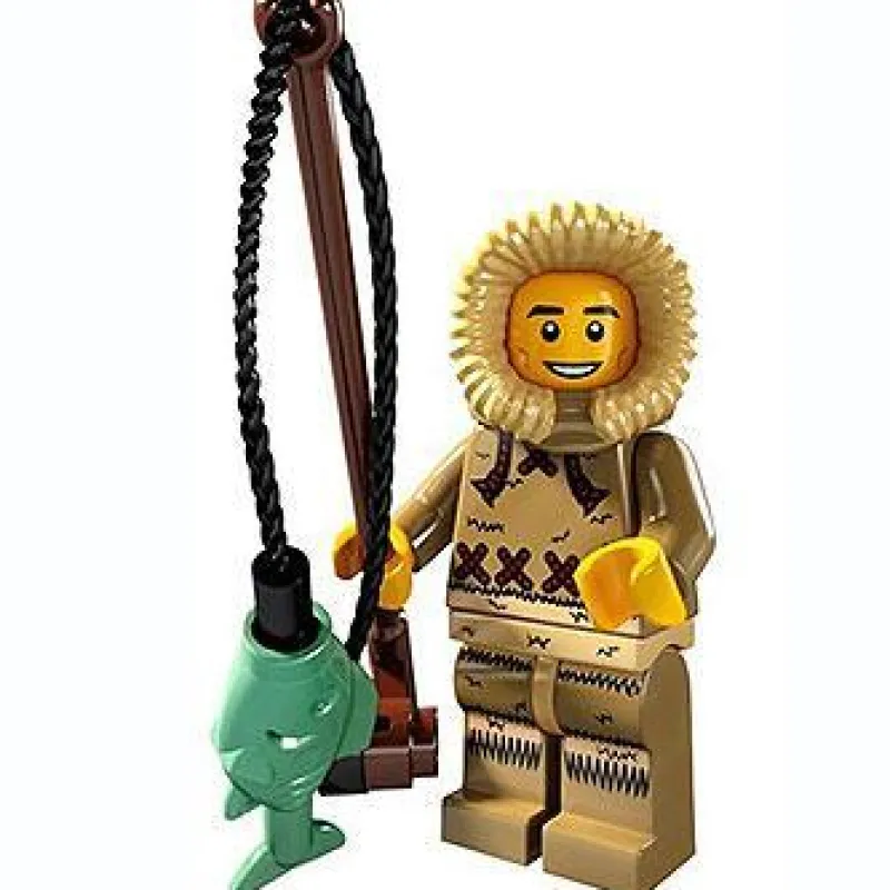 Collectible Minifigures>The Brick Show Shop Ice Fisherman - LEGO Series 5 Collectible Minifigure (2011)