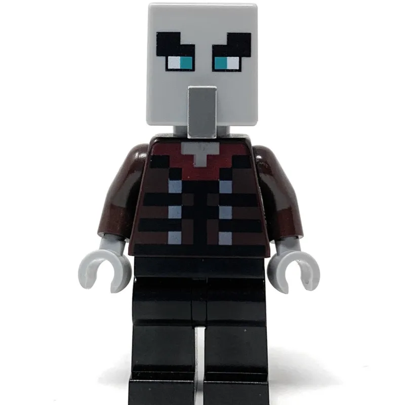 Minecraft>The Brick Show Shop Illager (Dark Blue Legs) - LEGO Minecraft Minifigure (2020)