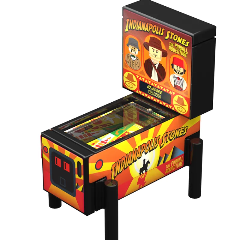 B3 Customs | Arcade>The Brick Show Shop Indiana Stones - B3 Customs Pinball Arcade Machine Building Set made u