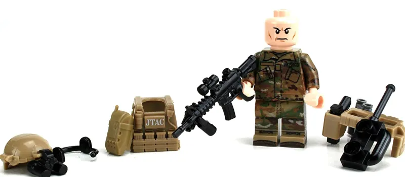 Custom Lego Military Minifigures>The Brick Show Shop JTAC Air Force Special Forces OCP - Custom LEGO Military Minifig