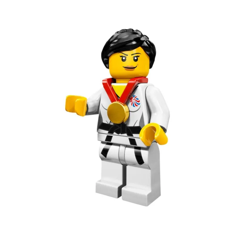 Collectible Minifigures>The Brick Show Shop Judo Fighter, Team GB - LEGO Olympic Collectible Minifigure (2012)