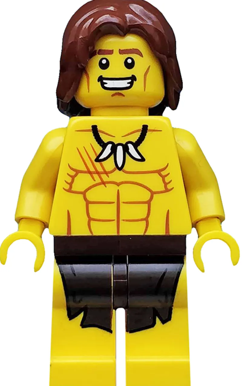 Collectible Minifigures>The Brick Show Shop Jungle Boy (Series 7 CMF) - LEGO Collectible Minifigure (2012)