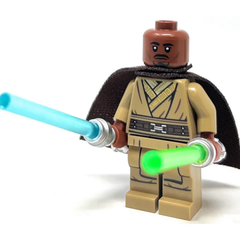 Star Wars>The Brick Show Shop Kelleran Beq (w/ Lightsabers) - LEGO Star Wars Minifigure (2024)