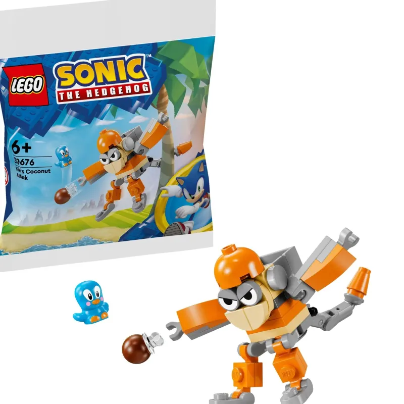Lego Polybags>The Brick Show Shop Kiki's Coconut Attack - LEGO Sonic the Hedgehog Polybag Set (30676)