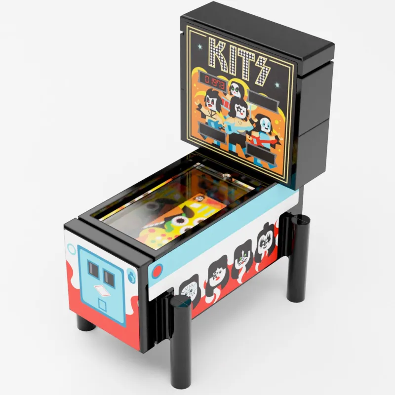 B3 Customs | Arcade>The Brick Show Shop KITS - B3 Customs Pinball Arcade Machine Building Set made using LEGO