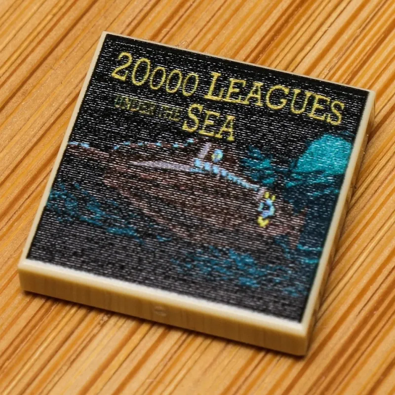 B3 Customs | Custom Parts>The Brick Show Shop 20,000 Leagues Under the Sea - B3 Customs® Book (2x2 Tile)