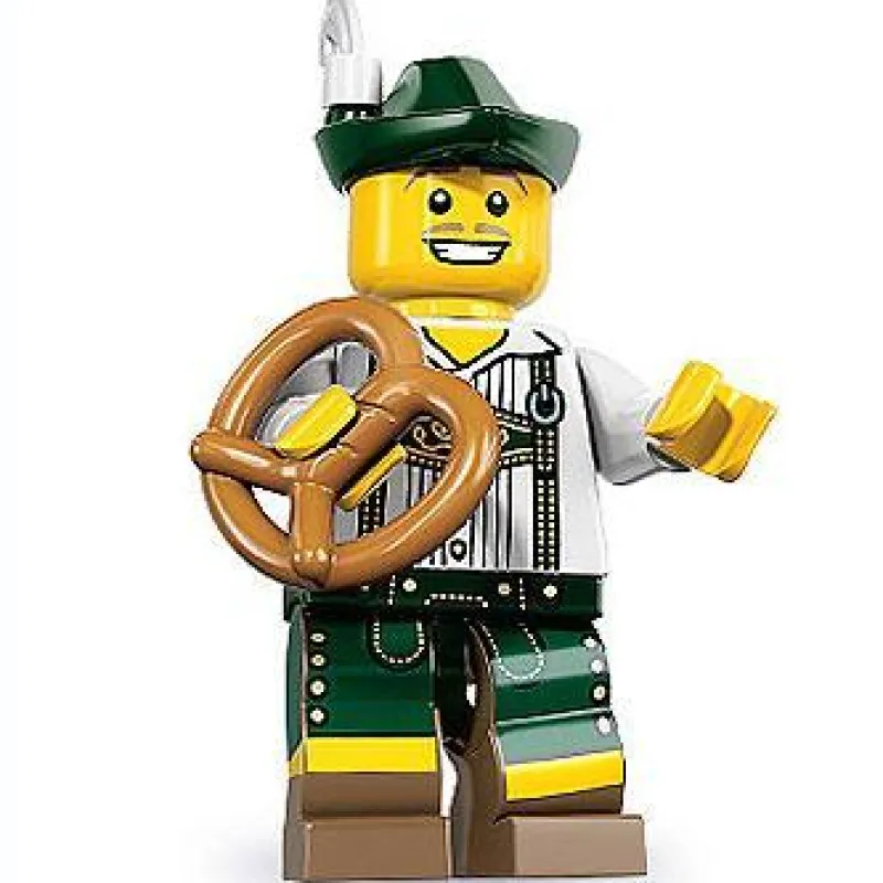 Collectible Minifigures>The Brick Show Shop Lederhosen (Male) - LEGO Series 8 Collectible Minifigure (2012)