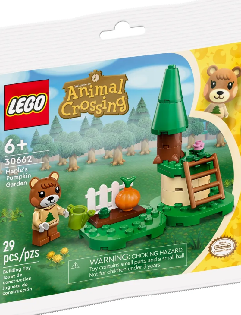 Lego Polybags>The Brick Show Shop LEGO Animal Crossing Maple's Pumpkin Garden Polybag Set (30662)