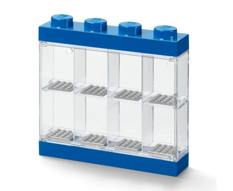 Display Cases>The Brick Show Shop LEGO Blue 8-Minifigure Display Case