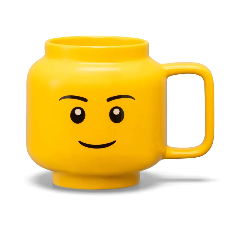Lego Puzzles | Display Cases>The Brick Show Shop LEGO Boy Minifigure Head Ceramic 7.6 oz. Mug (Small)