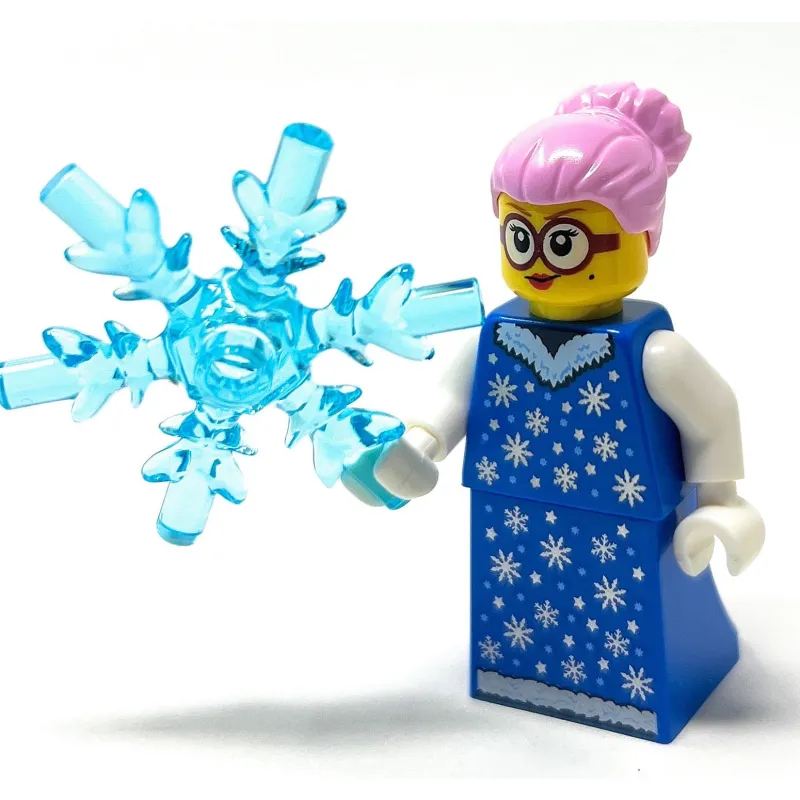 City>The Brick Show Shop LEGO City / Winter Village Christmas Snowflake Lady Minifigure (2023)