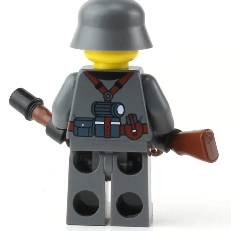 Custom Lego Military Minifigures>The Brick Show Shop LEGO German Kar98 WW2 Soldier - Custom LEGO Military Minifigure
