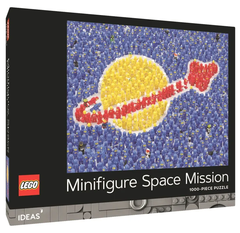 Lego Puzzles>The Brick Show Shop LEGO IDEAS Minifigure Space Mission 1000-Piece Puzzle