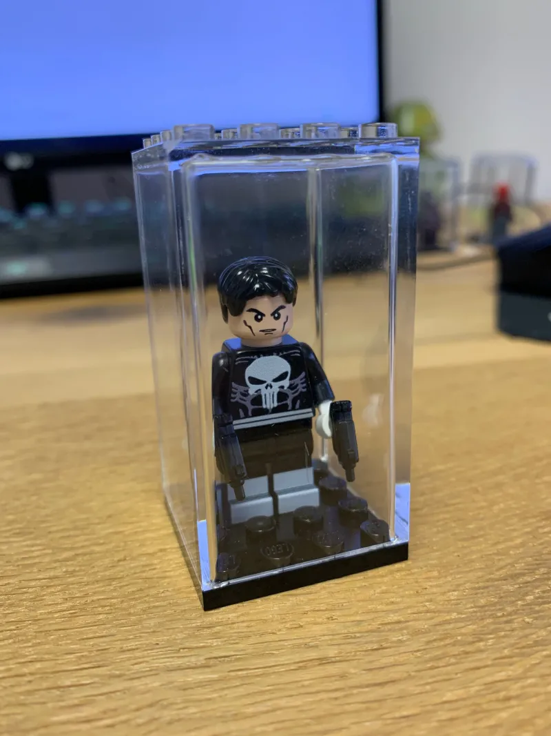 Display Cases>The Brick Show Shop LEGO Minifigure Display Case (Small, 4x4)
