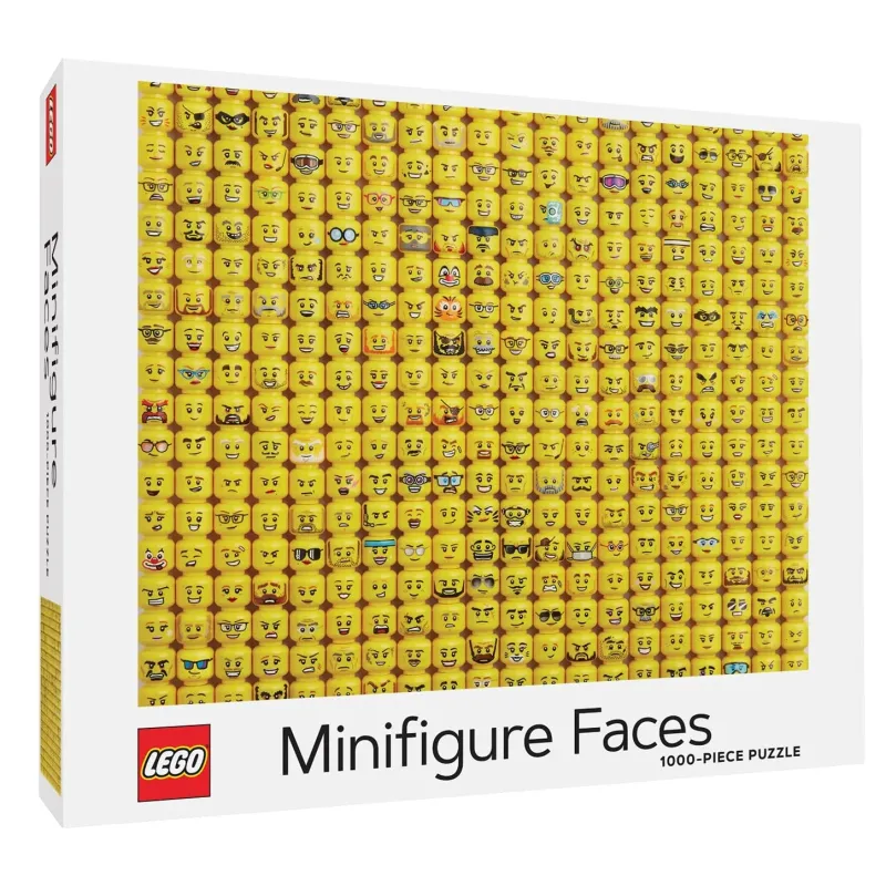 Lego Puzzles>The Brick Show Shop LEGO Minifigure Faces 1000-Piece Puzzle