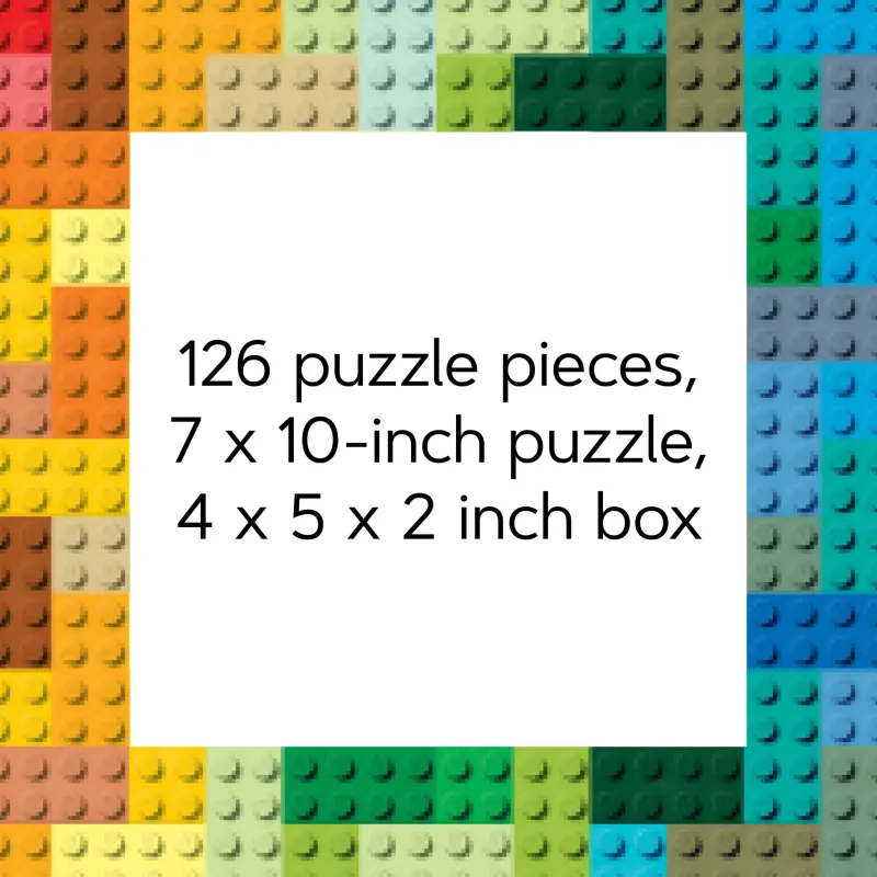 Lego Puzzles>The Brick Show Shop LEGO Mystery Minifigure Mini Puzzle (Animal, Green Edition)