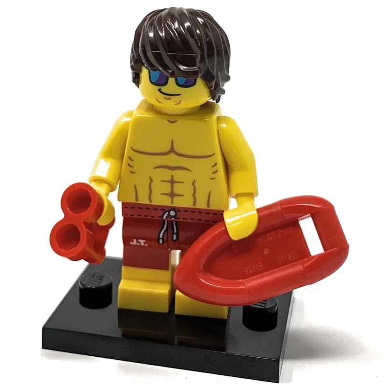 Collectible Minifigures>The Brick Show Shop Lifeguard (Male) - LEGO Series 12 Collectible Minifigure (2014)