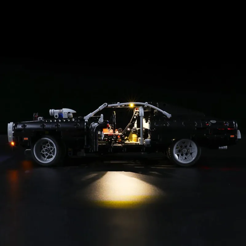 Lego Lighting>The Brick Show Shop Lights for LEGO Dom's Dodge Charger Set (42111) - BriksMax