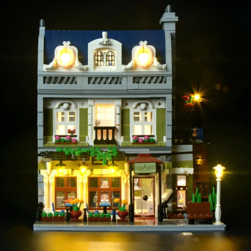 Lego Lighting>The Brick Show Shop Lights for LEGO Parisian Restaurant Set (10243) - Lighttailing
