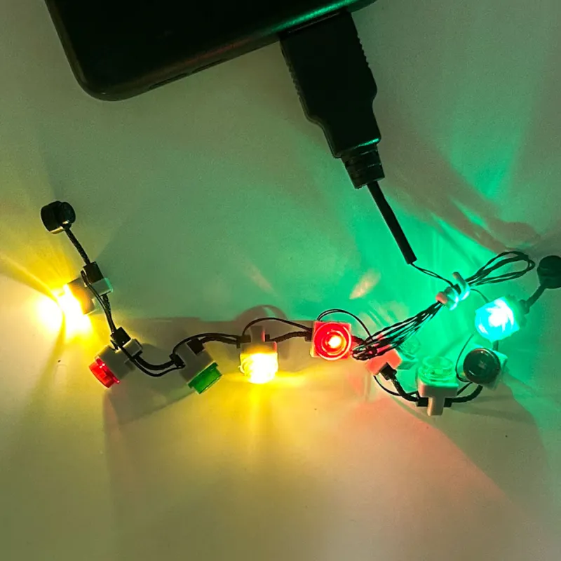 Lego Lighting>The Brick Show Shop Light-Up Christmas Lights Strand for LEGO Layouts