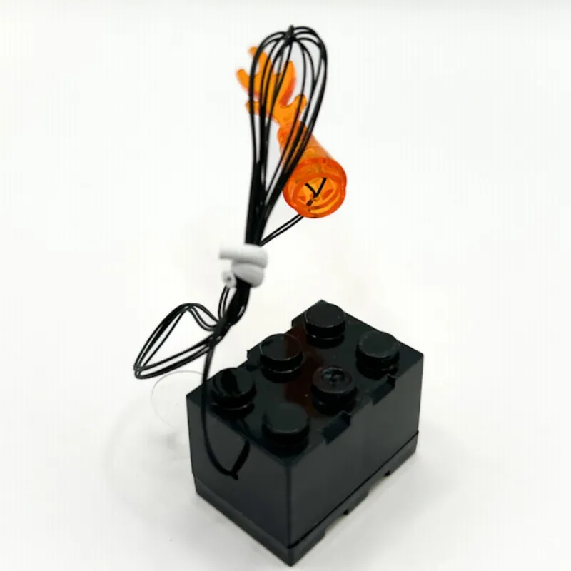 Lego Lighting>The Brick Show Shop Light-Up Fire w/ Cone - LEGO Compatible