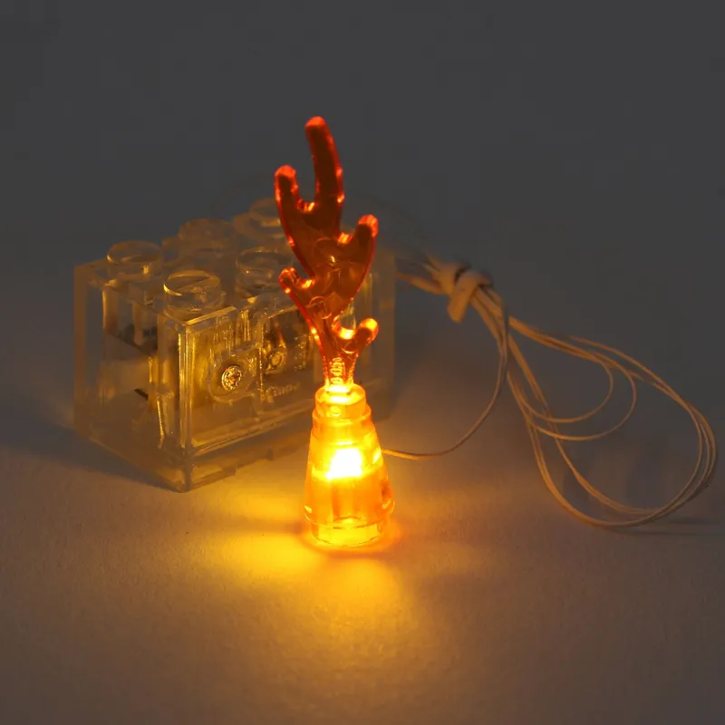 Lego Lighting>The Brick Show Shop Light-Up Fire w/ Cone - LEGO Compatible