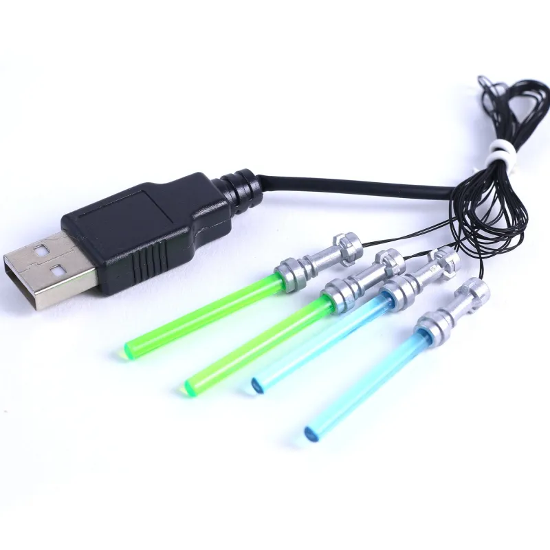 Lego Lighting>The Brick Show Shop Light-Up Lightsabers for LEGO General Grievous Minifigure