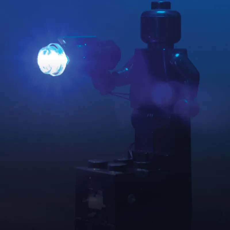 Lego Lighting>The Brick Show Shop Light-Up Minifigure Lightsaber (Blue) - Custom LEGO