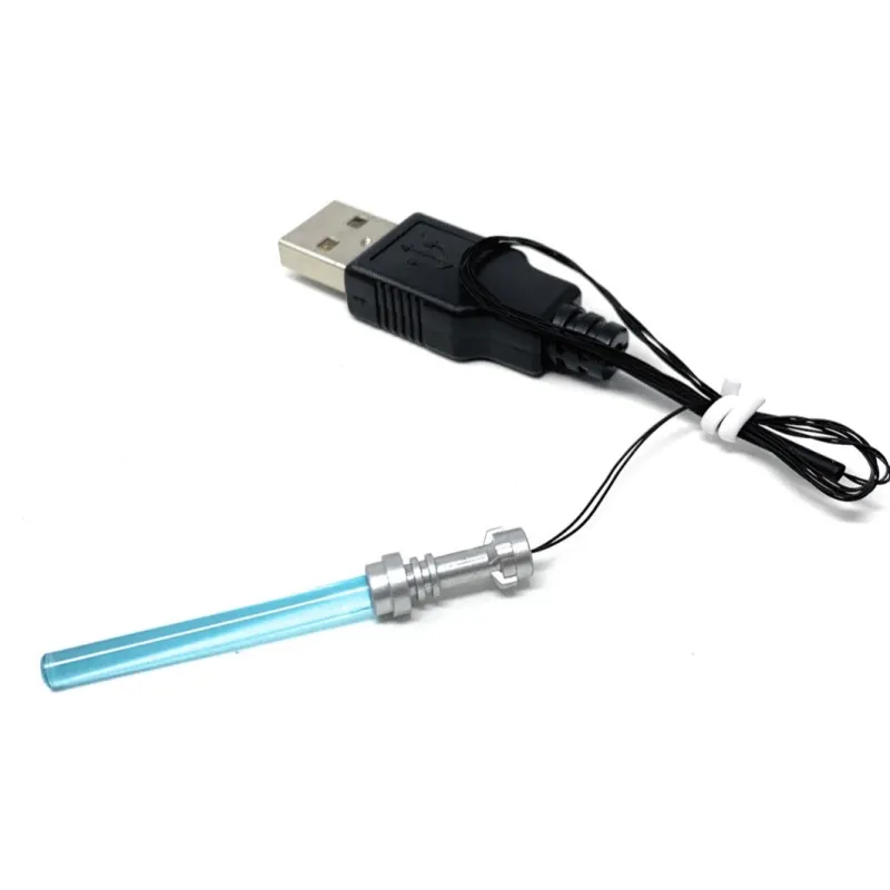 Lego Lighting>The Brick Show Shop Light-Up Minifigure Lightsaber (Blue) - Custom LEGO
