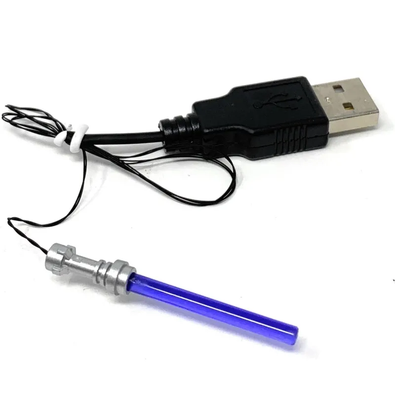 Lego Lighting>The Brick Show Shop Light-Up Minifigure Lightsaber (Purple) - Custom LEGO