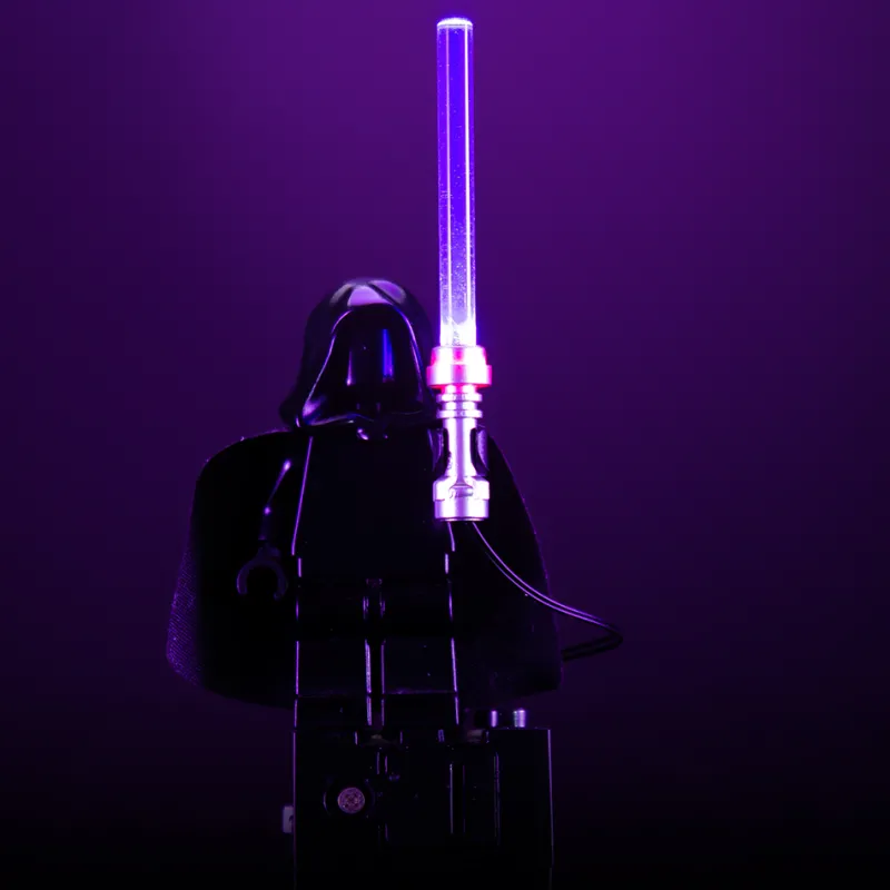 Lego Lighting>The Brick Show Shop Light-Up Minifigure Lightsaber (Purple) - Custom LEGO