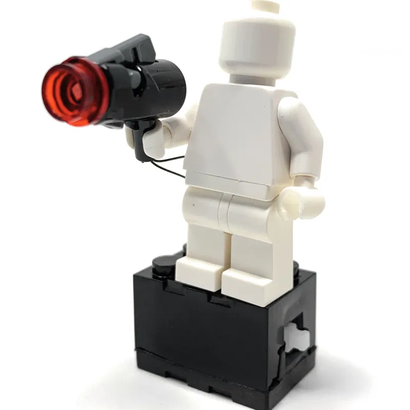 Lego Lighting>The Brick Show Shop Light-Up Minifigure Lightsaber (Red) - Custom LEGO