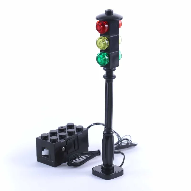 Lego Lighting>The Brick Show Shop Light-Up Traffic Light for LEGO Layouts