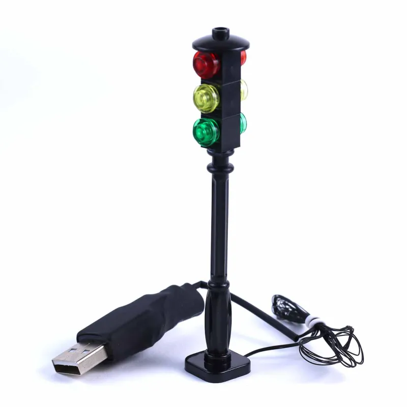 Lego Lighting>The Brick Show Shop Light-Up Traffic Light for LEGO Layouts