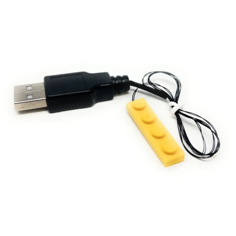Lego Lighting>The Brick Show Shop Light-Up 1x4 Plate (USB) - LEGO Compatible
