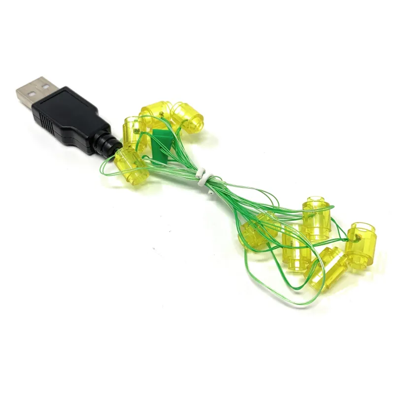 Lego Lighting>The Brick Show Shop Light-Up Yellow Christmas Tree Lights (10199/10249) for LEGO Layouts