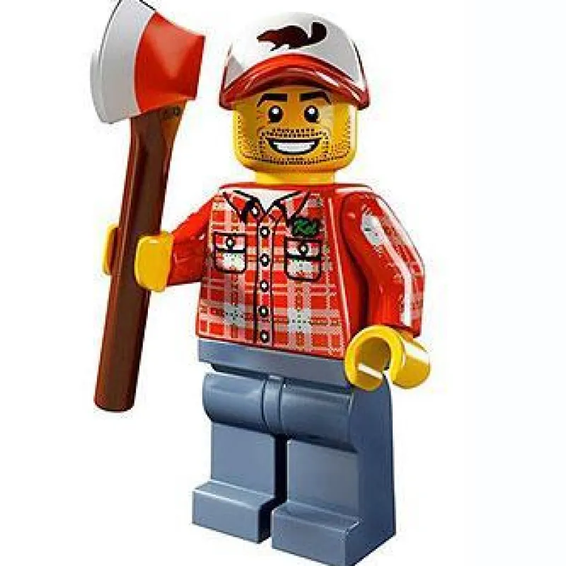 Collectible Minifigures>The Brick Show Shop Lumberjack - LEGO Series 5 Collectible Minifigure (2011)