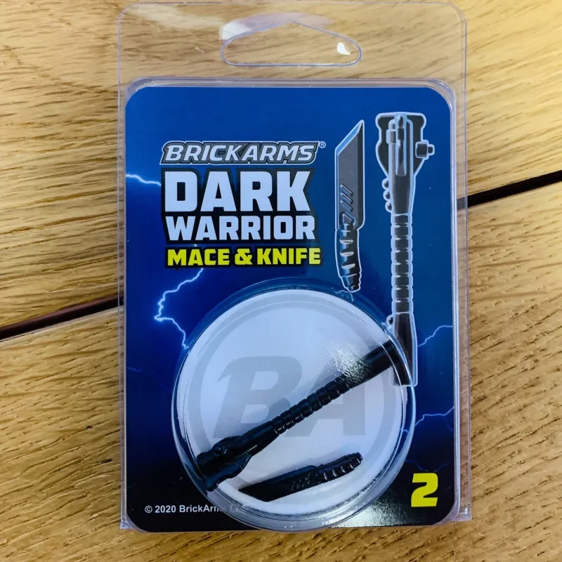 Brickarms>The Brick Show Shop Mace & Knife, Dark Warrior Pack - BrickArms